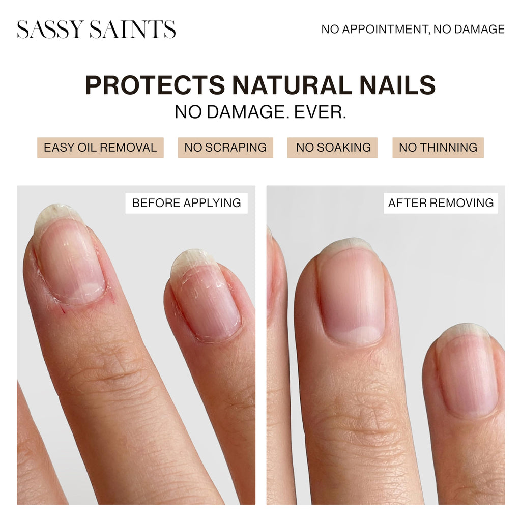 Sassy Saints UV-Free Pre-Cured Gel Nail Wraps