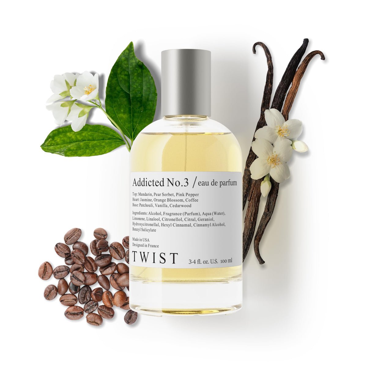 Twist Inspired Eau de Parfum Fragrance Spray, 100 ml