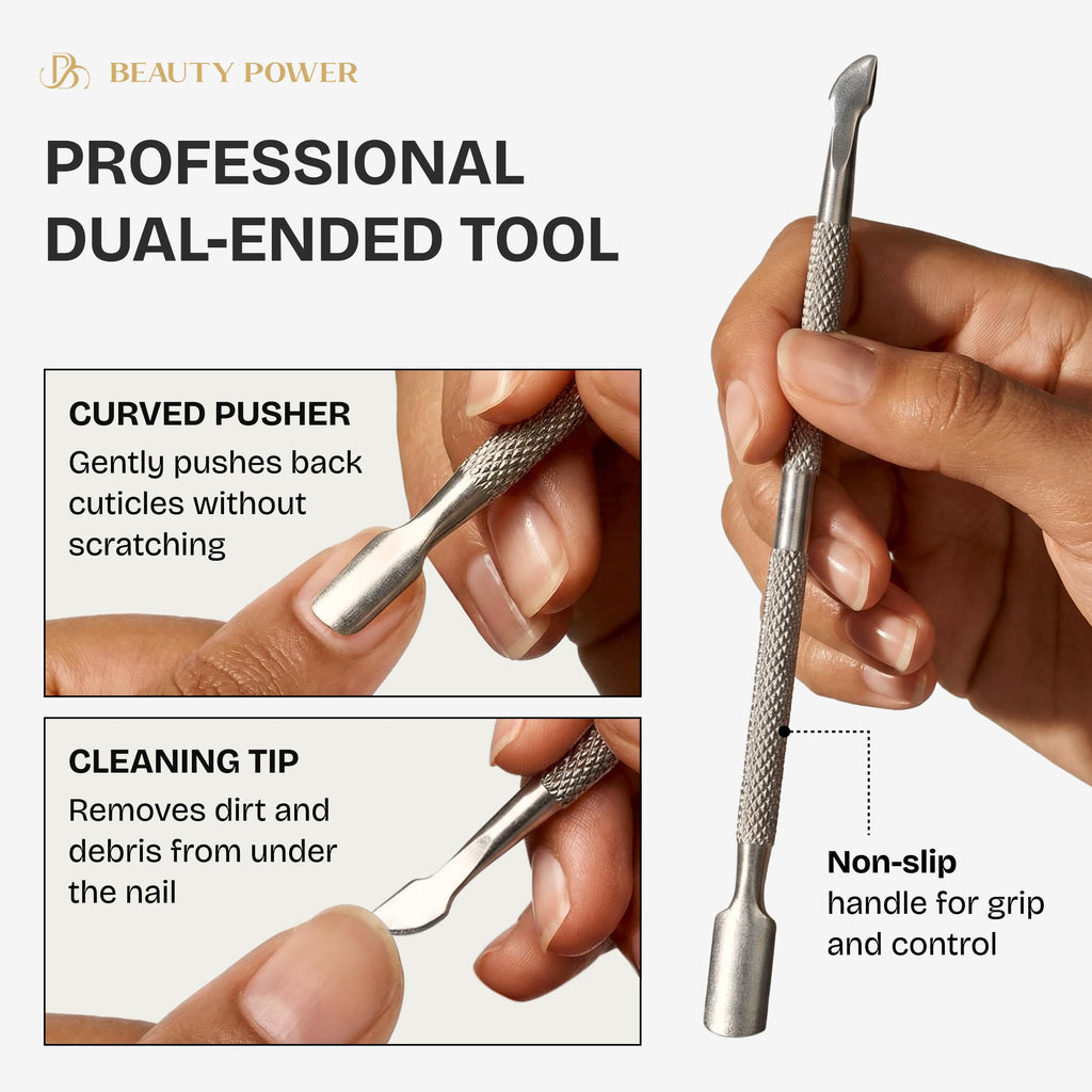 Beauty Power 7-in-1 Manicure and Pedicure Set with Stainless Steel Tools
