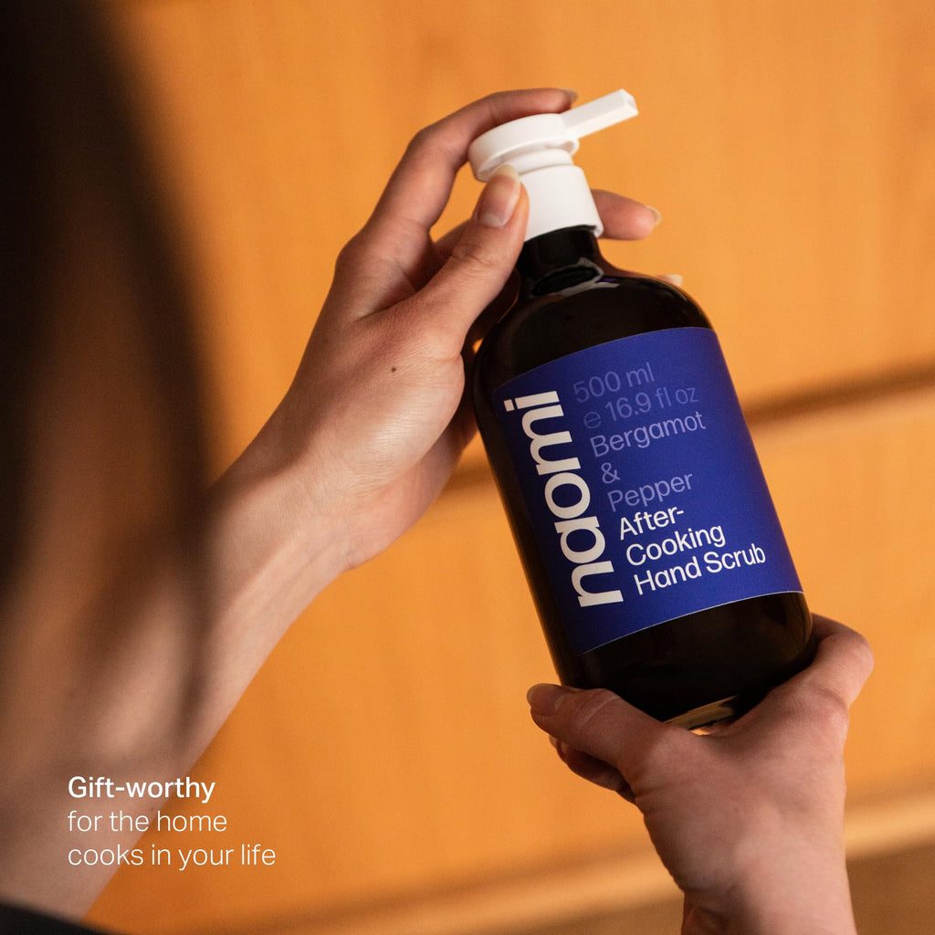 Naomi After-Cooking Hand Scrub – Odor-Neutralizing Exfoliating Hand Wash