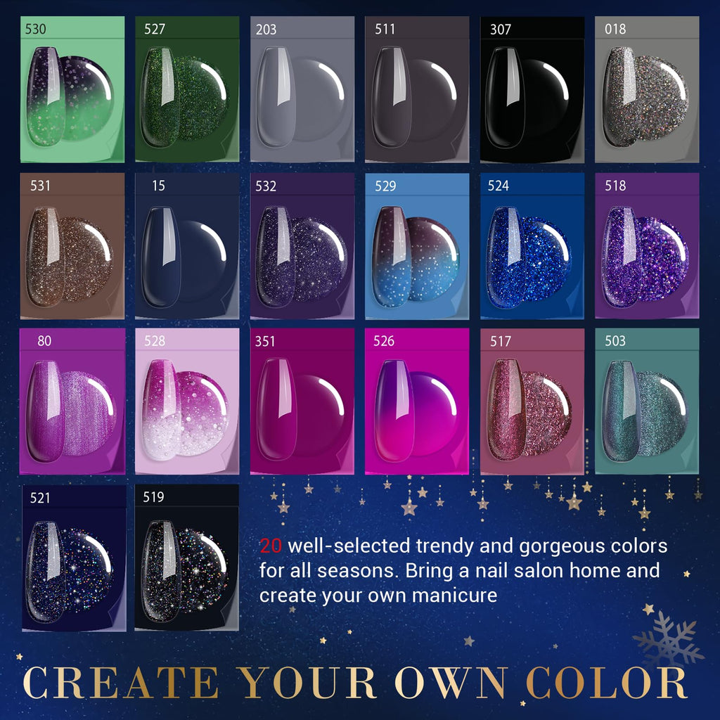 AzureBeauty Dip Powder Nail Kit Starter Set with Base, Top Coat and Activator