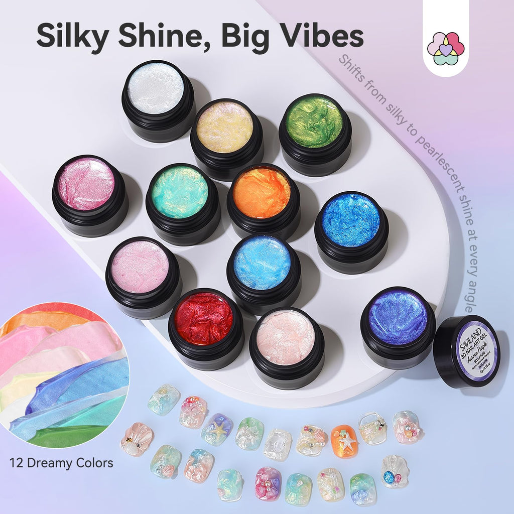 SAVILAND 3D Sculpture Gel Set for Nail Art