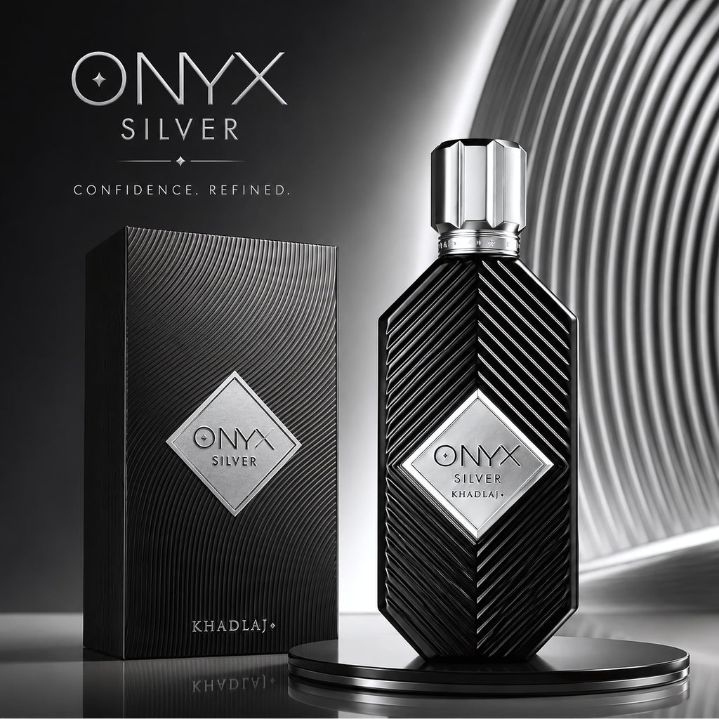Khadlaj Onyx Silver Eau de Parfum Spray for Men