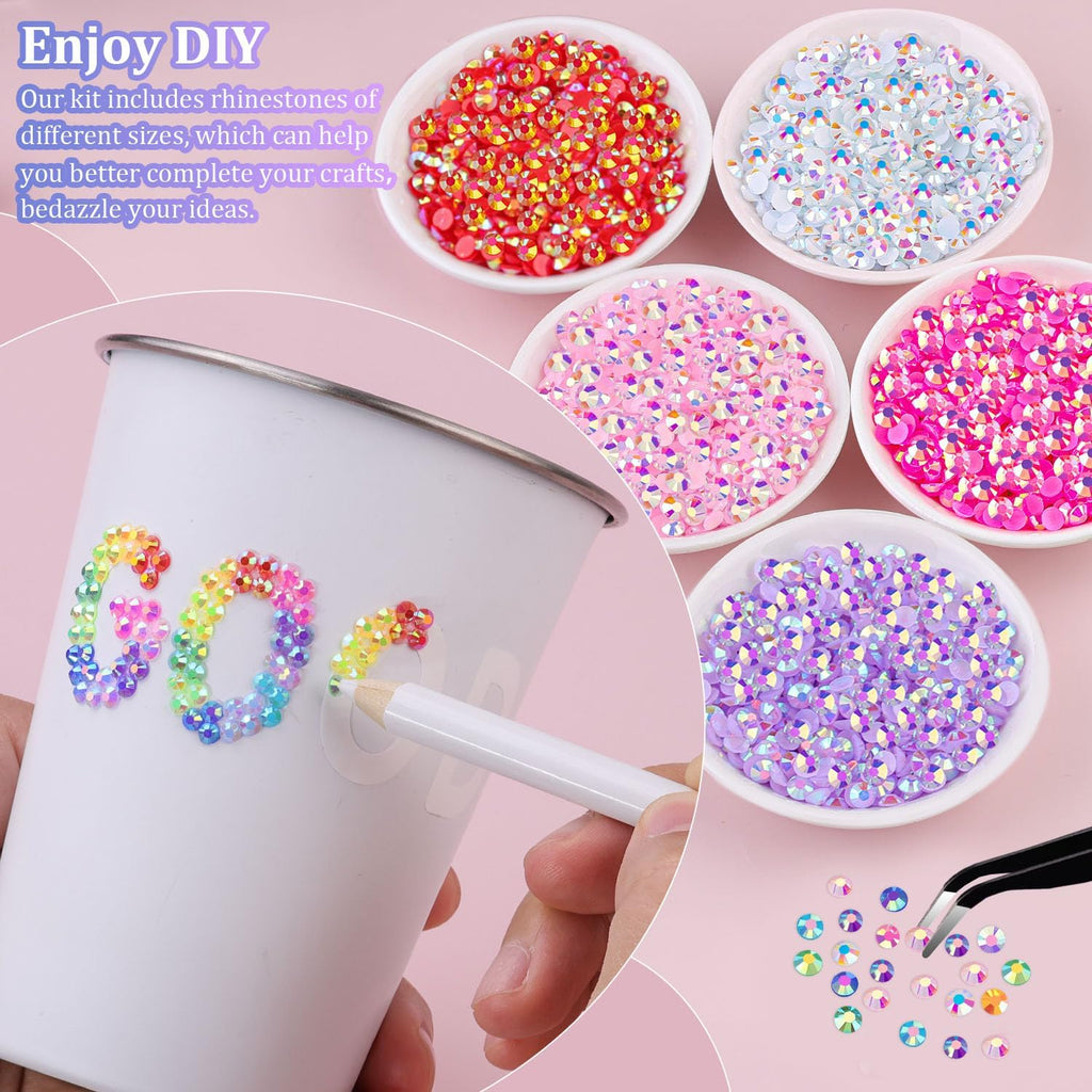 Flatback Resin Rhinestones for DIY Crafts