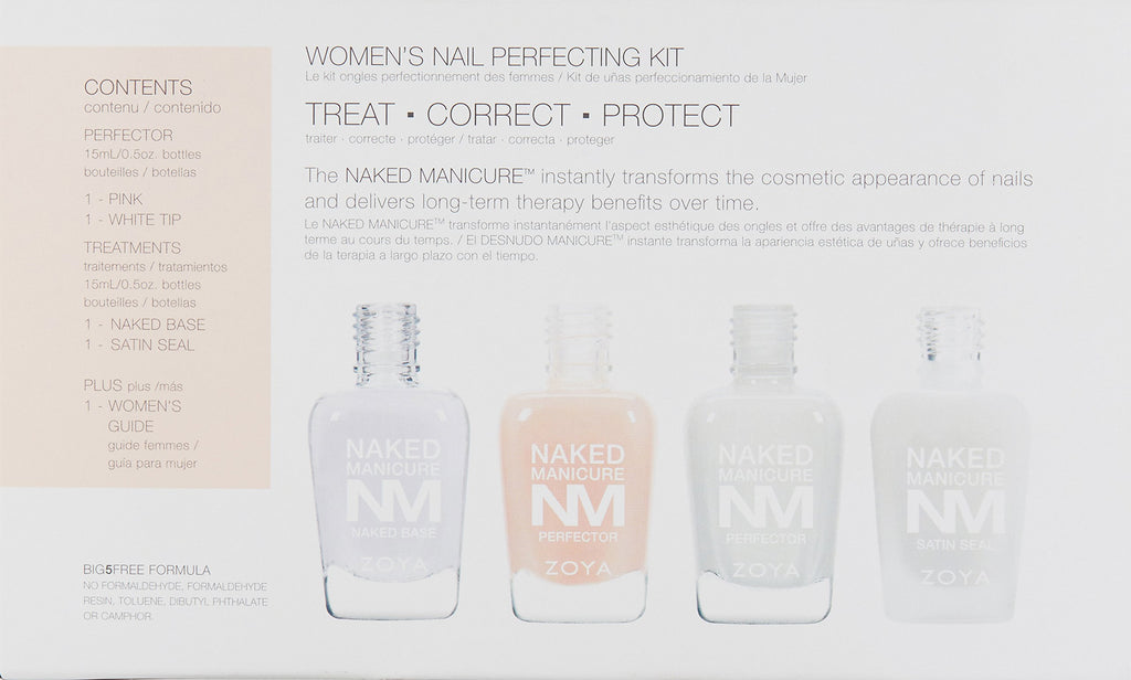 ZOYA Women's Naked Manicure Starter Kit, 0.5 fl. oz.