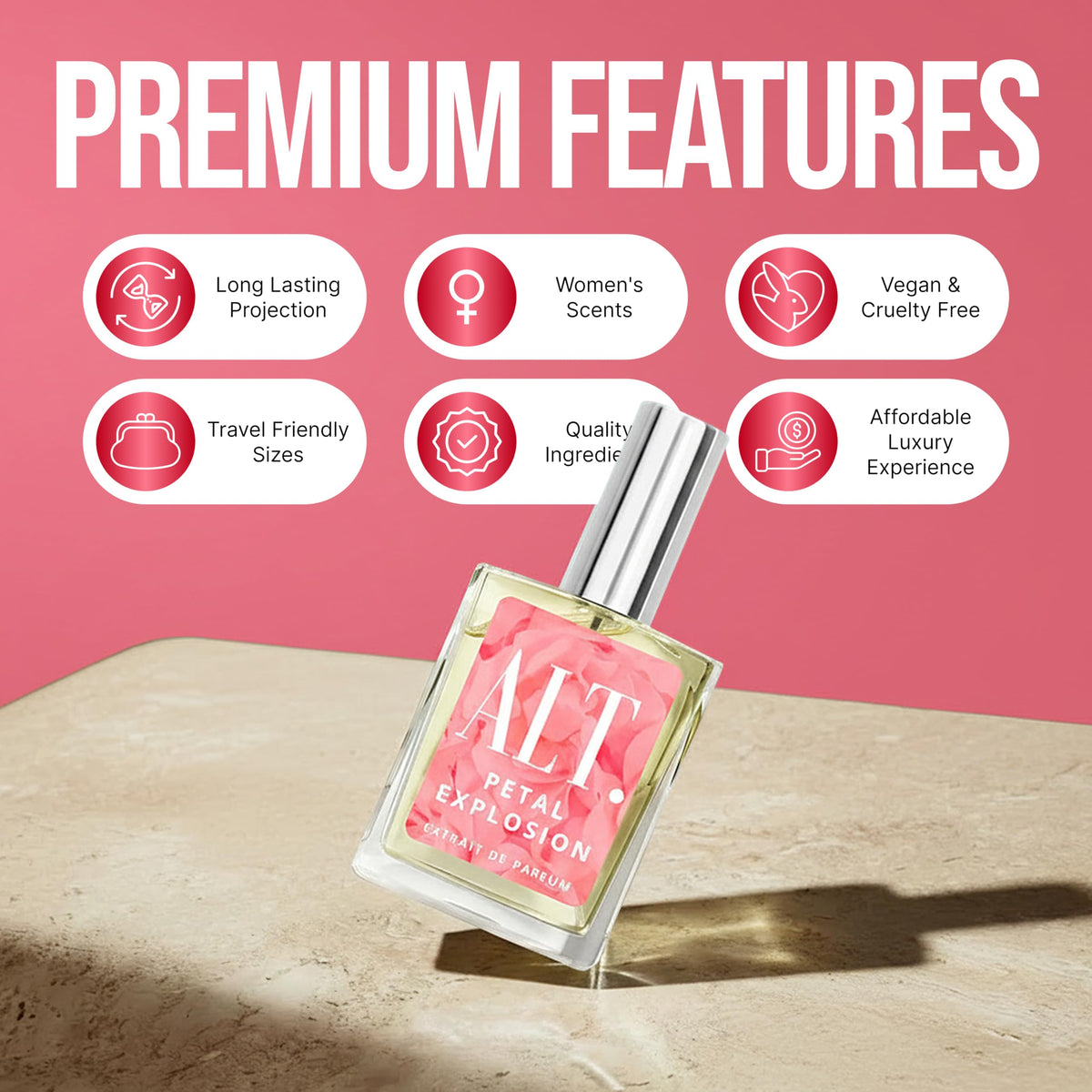 ALT. Fragrances Petal Explosion Extrait de Parfum for Women