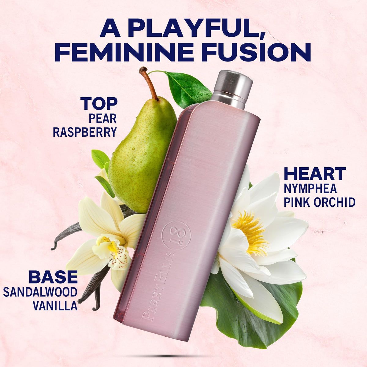 Perry Ellis 18 Eau de Parfum Spray for Women, Fruity Floral Fragrance