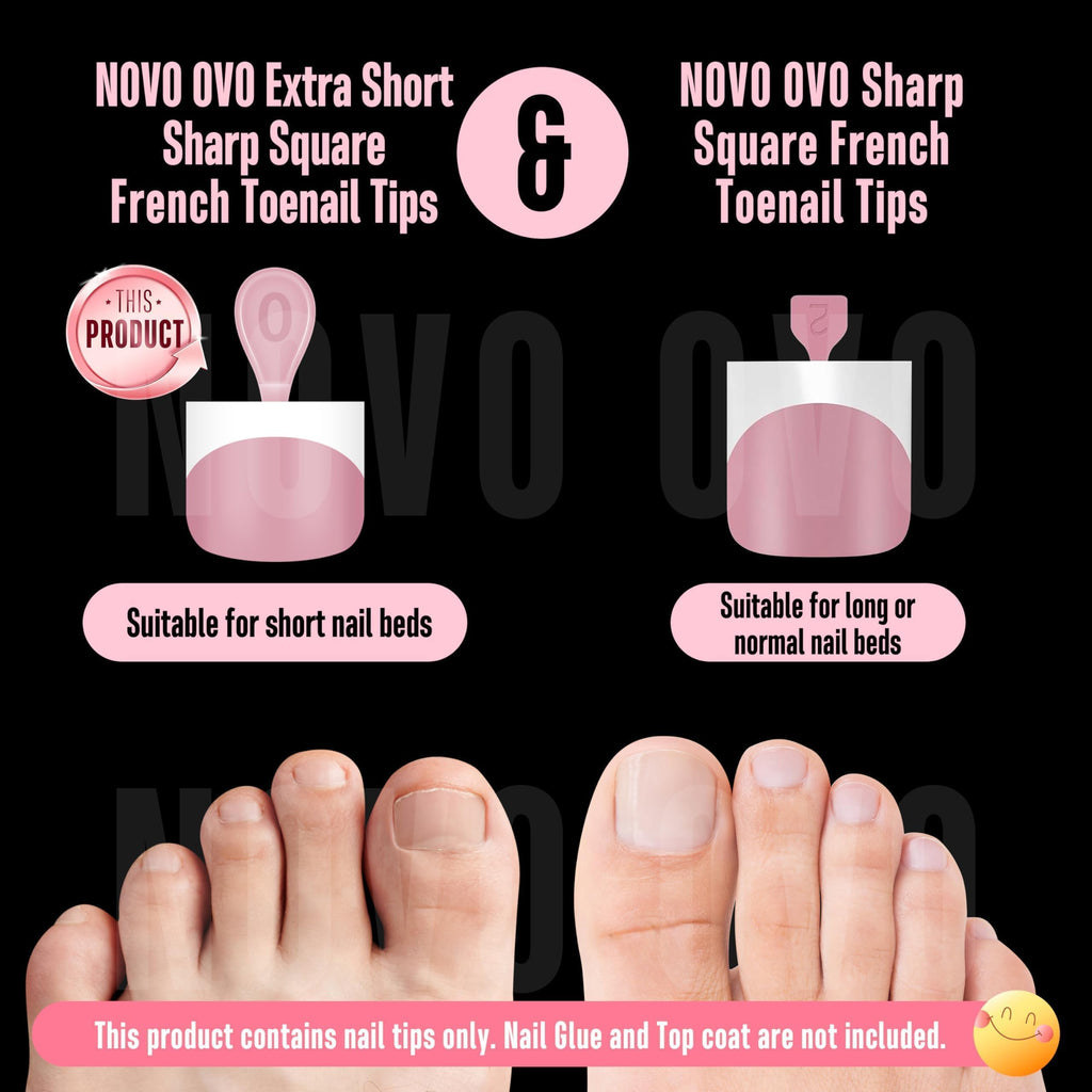 NOVO OVO Toenail Tips for DIY Pedicures