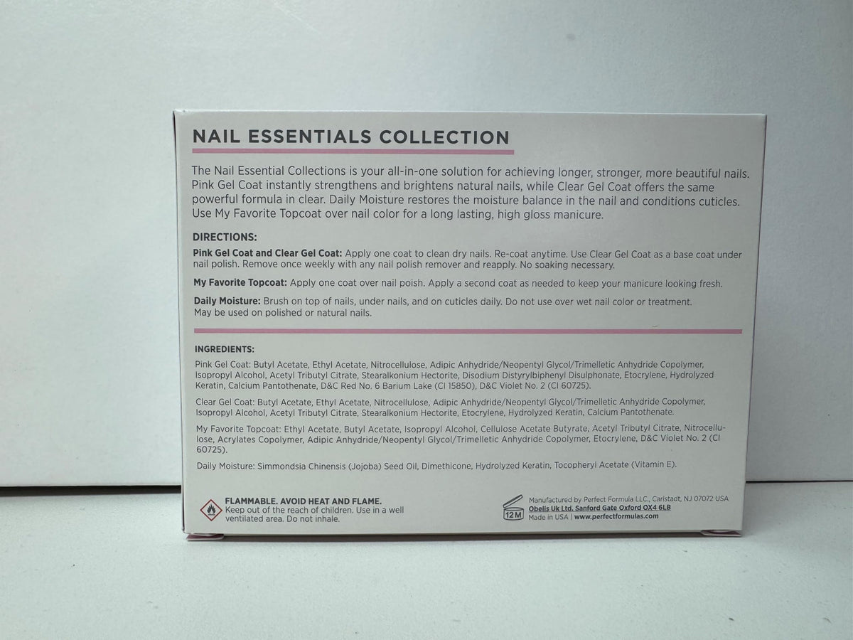 Perfect Formula 4-Piece Keratin Nail Strengthener Treatment Kit