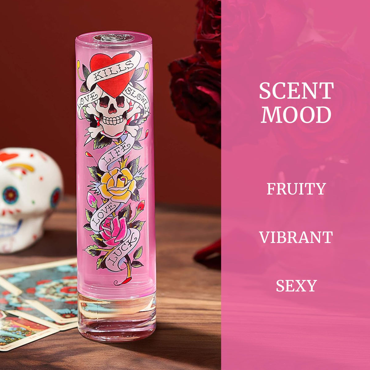 Ed Hardy Women's Eau de Parfum Spray, Fruity Floral Fragrance, 1 fl oz