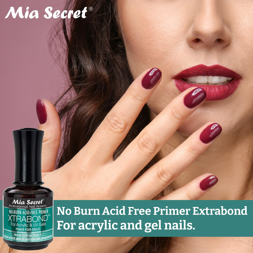 Mia Secret XTRABOND 3-Piece No-Burn Acid-Free Nail Primer Set