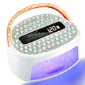 UV LED Nail Lamp, Rechargeable Cordless Gel Polish Dryer with 45 LEDs