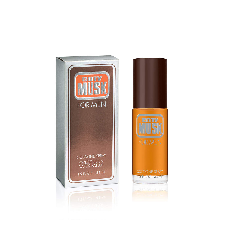 Wild Musk for Men Eau de Cologne Spray, 1.5 Fl Oz, Pack of 2