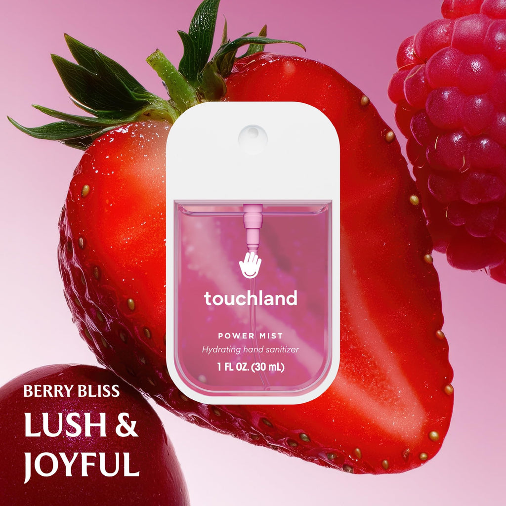 Touchland Dream 5 Hydrating Hand Sanitizer Spray & Case Gift Set