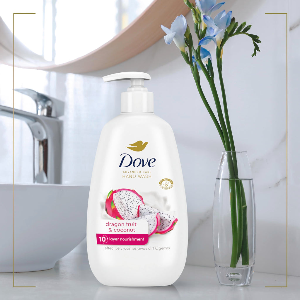 Dove Advanced Care Hand Wash 4 Count, Dragonfruit & Coconut