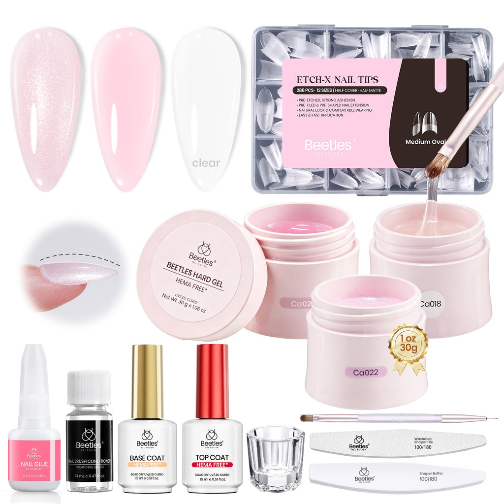 Beetles Hard Builder Gel for Structured Nail Extensions