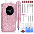 SAVILAND Professional 40000 RPM Portable Rechargeable Nail Drill Kit