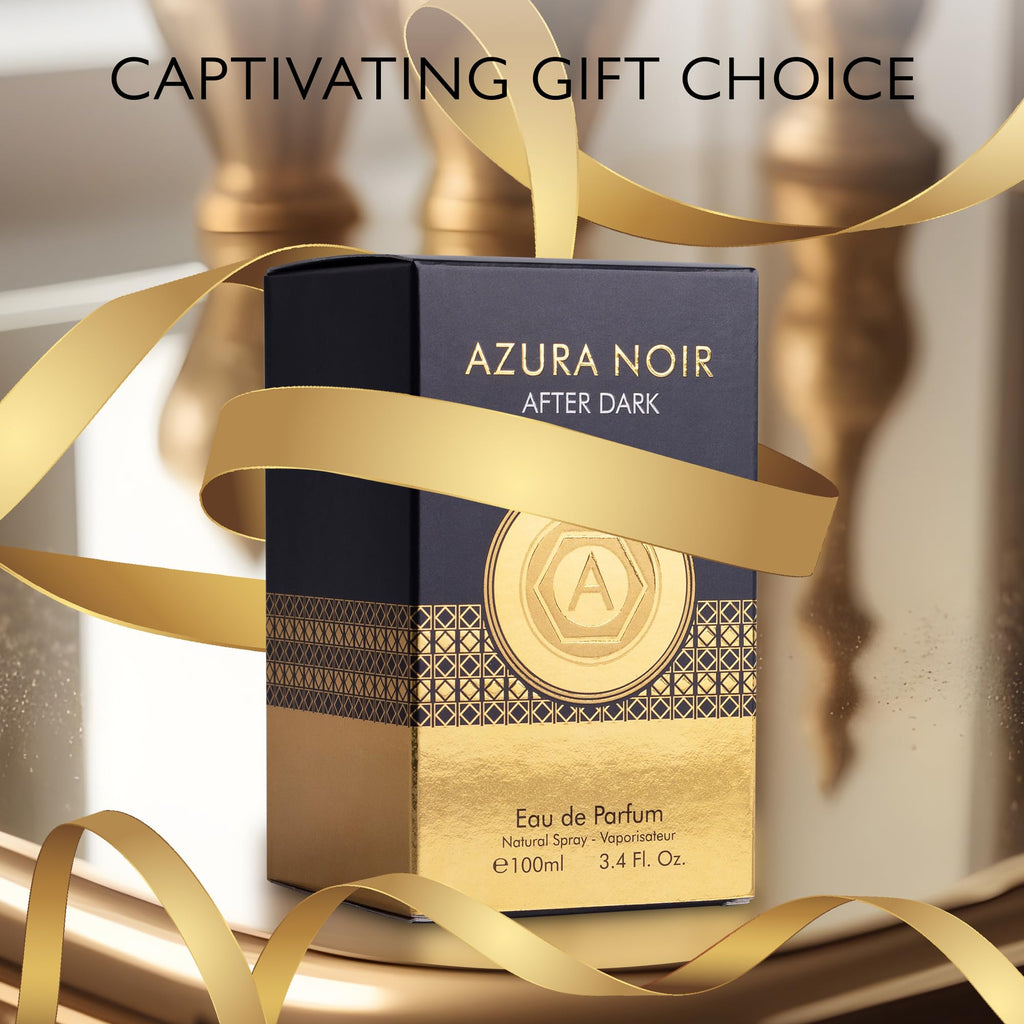 Azura Noir After Dark Eau De Parfum for Men, Woody Spicy Fragrance