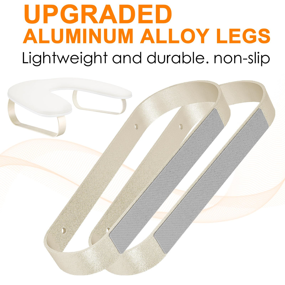 Upgraded U-Shaped Nail Arm Rest Stand with 10° Incline