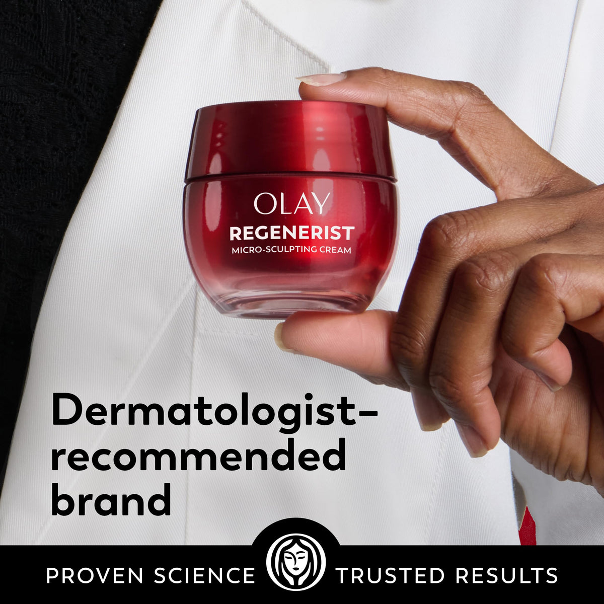 Olay Regenerist Micro-Sculpting Face Cream, Fragrance-Free, 1.7 oz