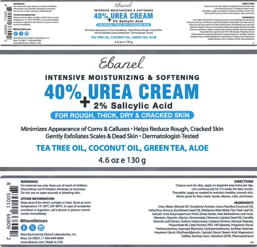 Ebanel 2-Step Callus Remover Gel & Urea 40% Foot Cream Set