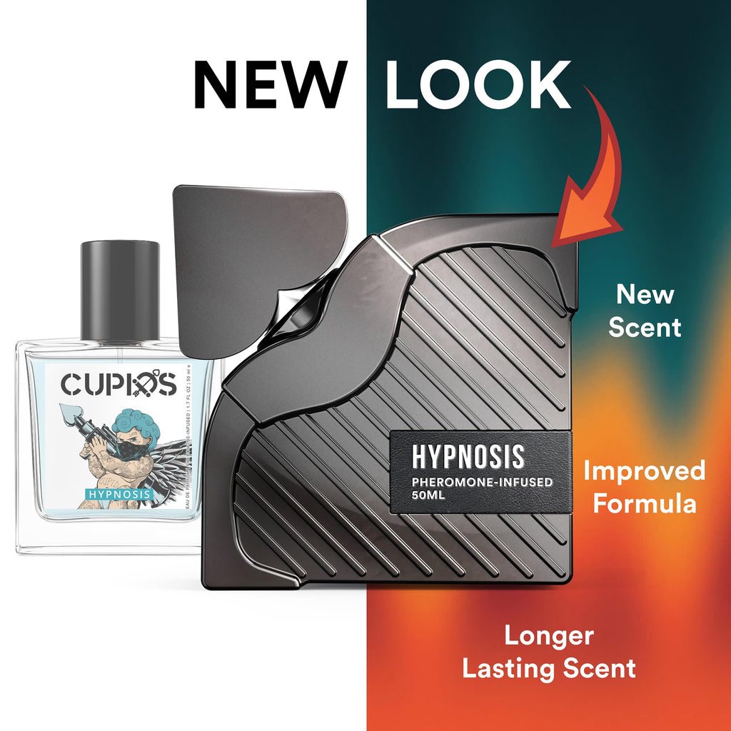 Cupids Hypnosis 3.0 Pheromone Cologne for Men, Citrus Vanilla Eau de Parfum 50ml