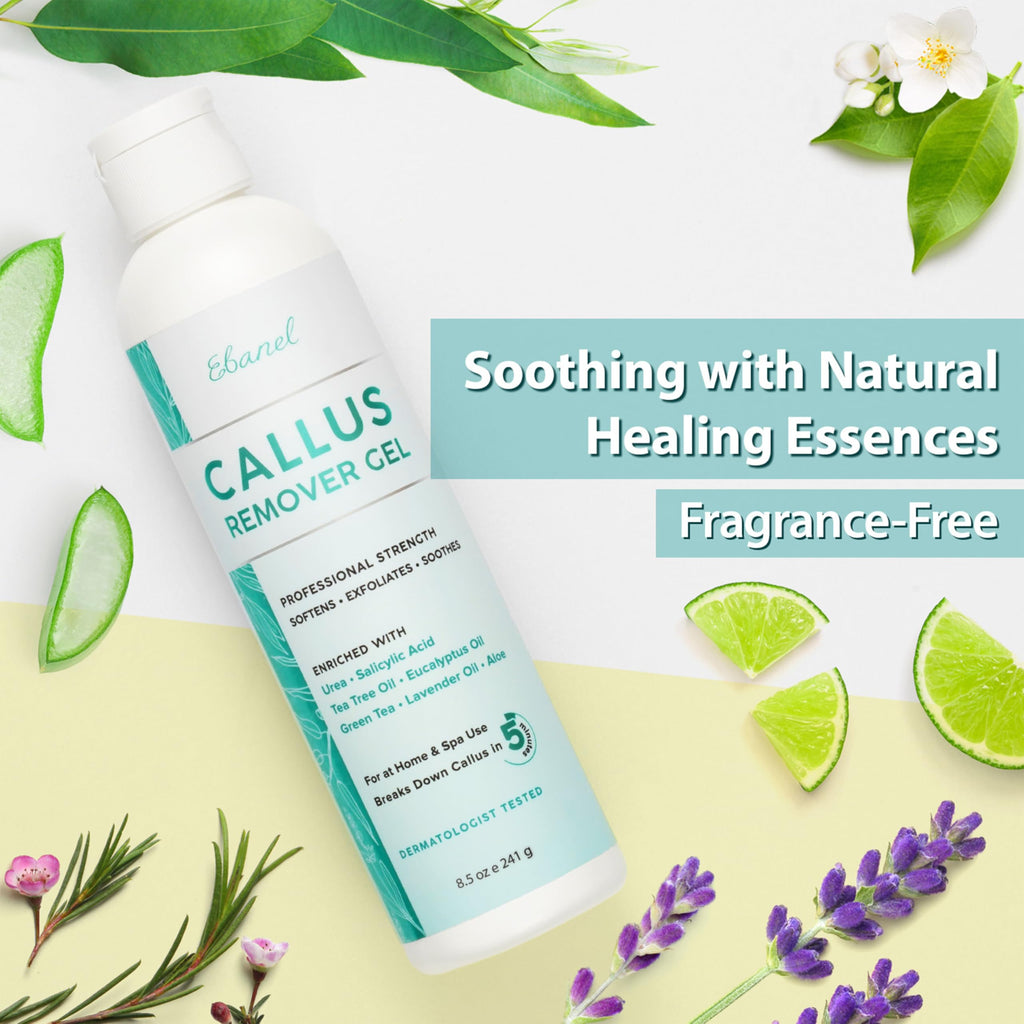 Ebanel 2-Step Callus Remover Gel & Urea 40% Foot Cream Set