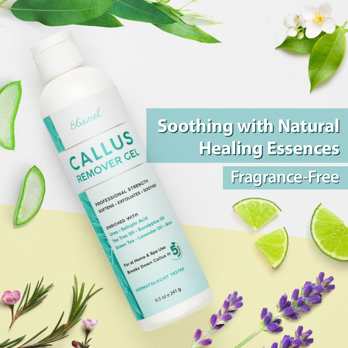 Ebanel 2-Step Callus Remover Gel & Urea 40% Foot Cream Set