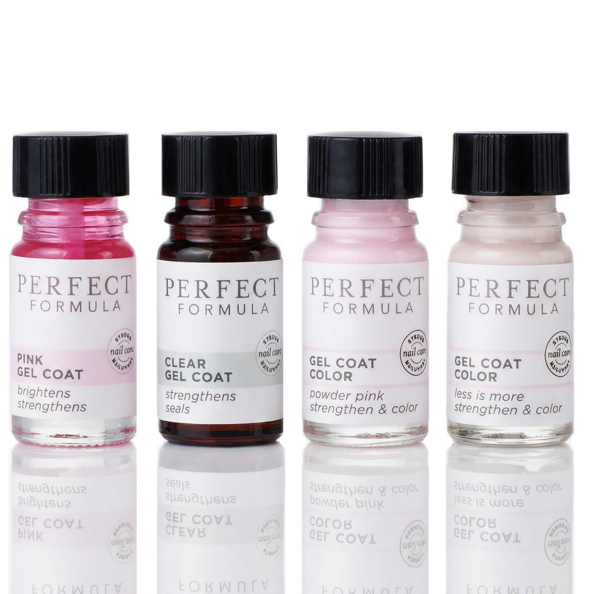 Perfect Formula Gel Coat Nail Strengthener Set, 4-Piece