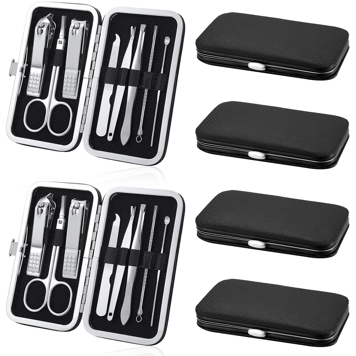 Hanaive 48-Piece Manicure and Pedicure Grooming Kit with Travel Case