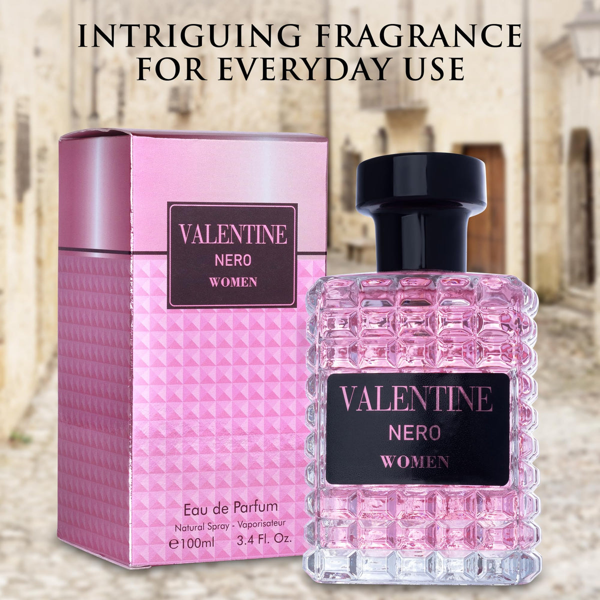 URBAN COLLECTION Valentine Eau de Parfum for Women, Amber Floral, 100ml