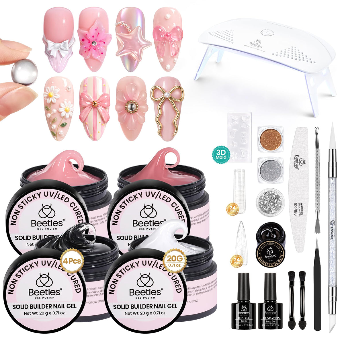 Beetles Nail Art Gel for Creative Manicures