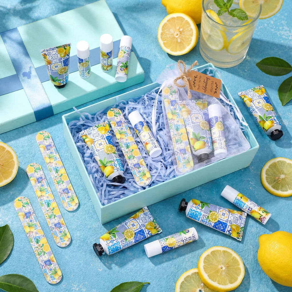 Leelosp Hand Cream, Lip Balm & Nail File Gift Set