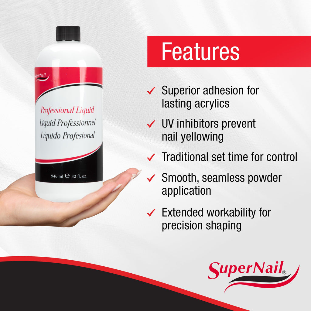 SuperNail Acrylic Nail Liquid Monomer