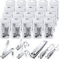 Lasnten 60-Piece Stainless Steel Nail Clipper Set, Fingernail and Toenail Cutters