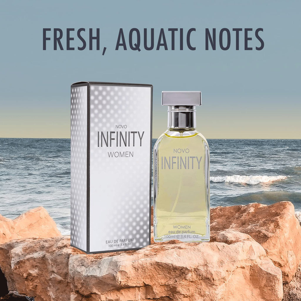 NovoGlow Infinity Eau de Parfum for Women, 3.4 fl oz