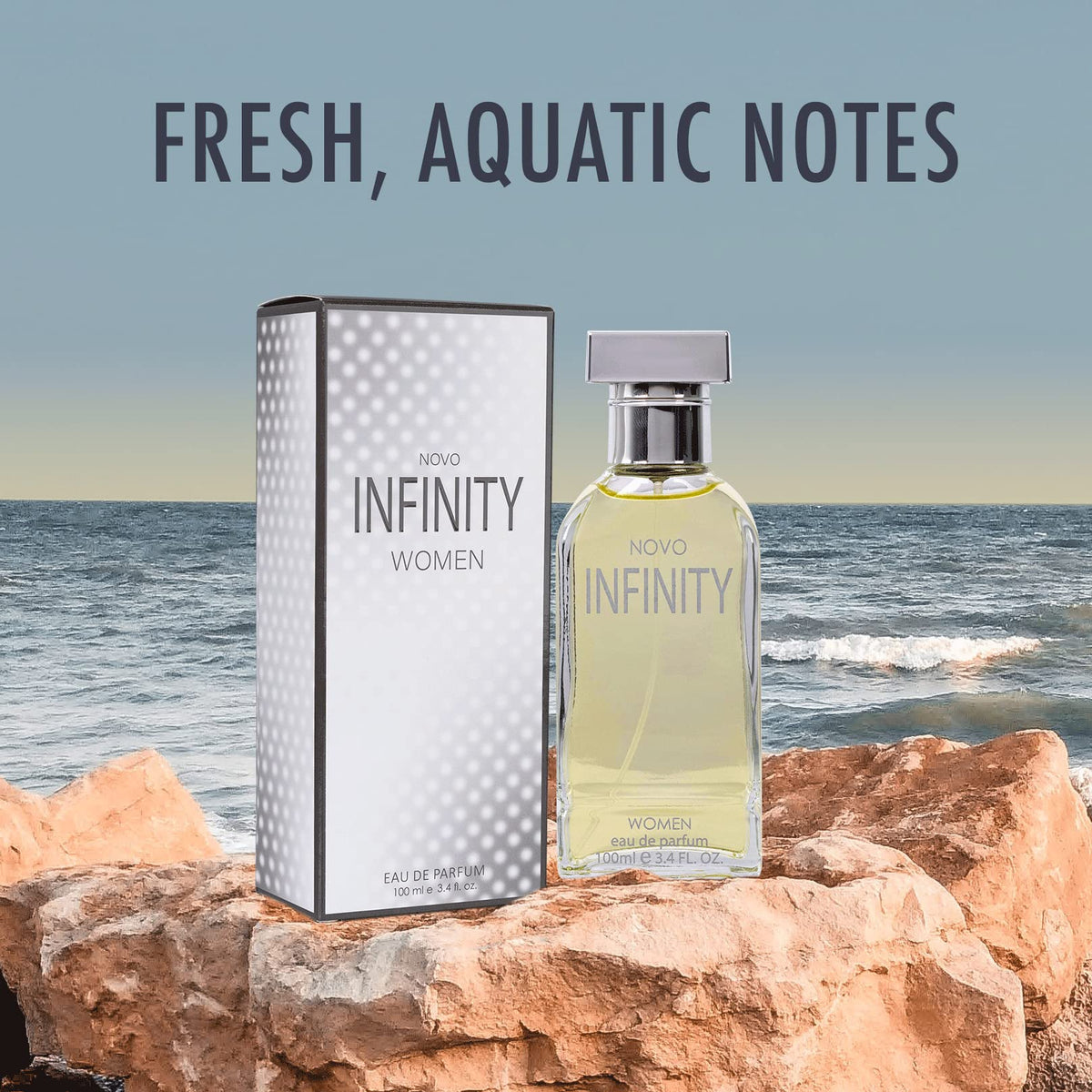 NovoGlow Infinity Eau de Parfum for Women, 3.4 fl oz