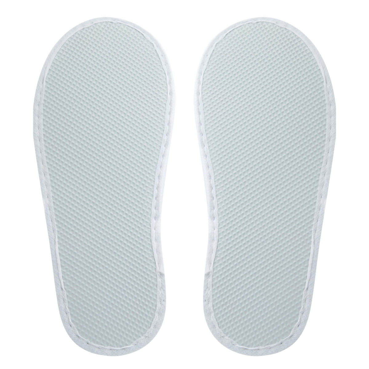 Juvale Disposable Guest Slippers, White, Medium, Pack of 24