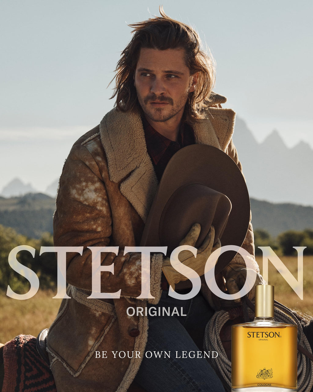 Stetson Original Cologne for Men, Woody Citrus Fragrance, 1.5 Fl Oz