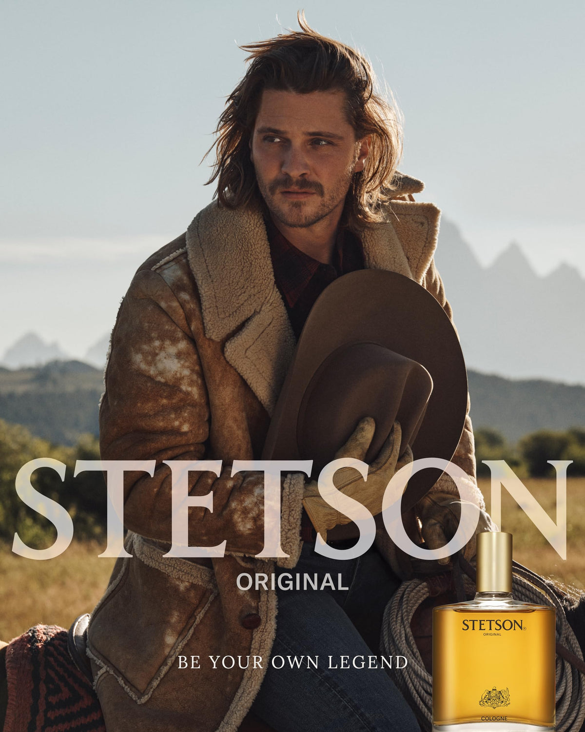 Stetson Original Cologne for Men, Woody Citrus Fragrance, 1.5 Fl Oz