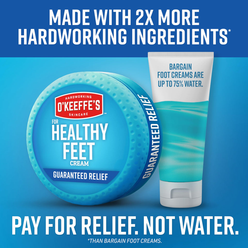 O'Keeffe's Healthy Feet Concentrated Foot Cream for Dry, Cracked Feet