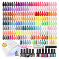 PHOENIXY Gel Nail Polish Kit with UV/LED Nail Lamp