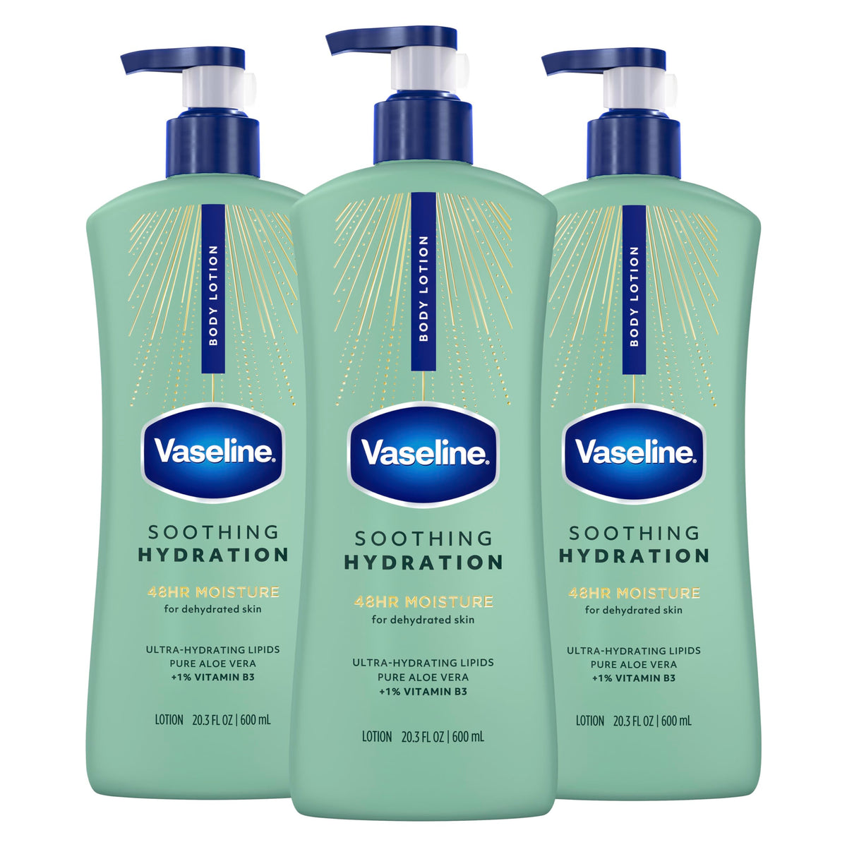 Vaseline Intensive Care Soothing Hydration Aloe Body Lotion