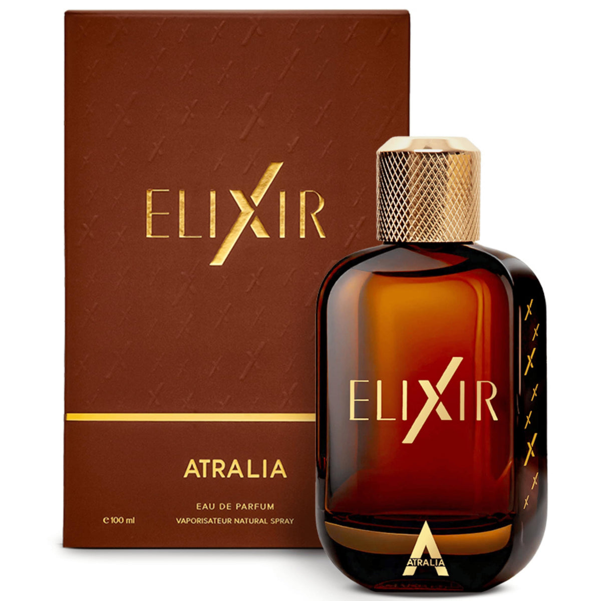 Atralia Elixir Eau de Parfum Fresh Amber Woody Fragrance for Men