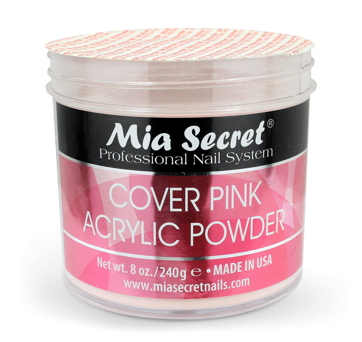 Mia Secret Cover Pink Acrylic Powder 8 oz Professional Nail System