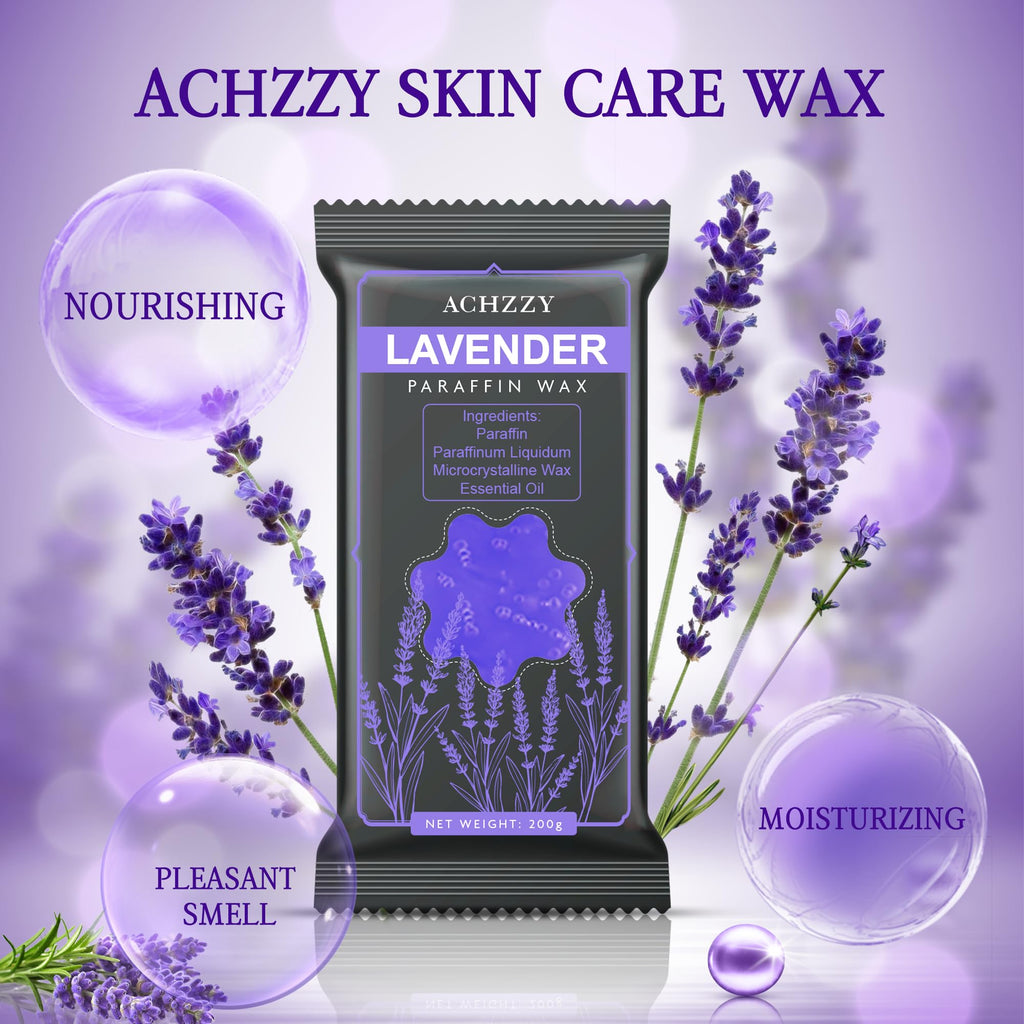 Achzzy Lavender Paraffin Wax Refills, 12-Pack