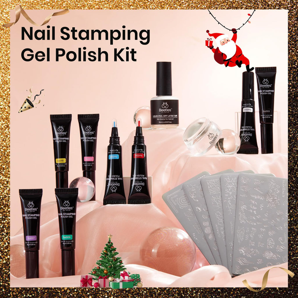 Beetles Nail Stamp Gel Polish for Nail Art