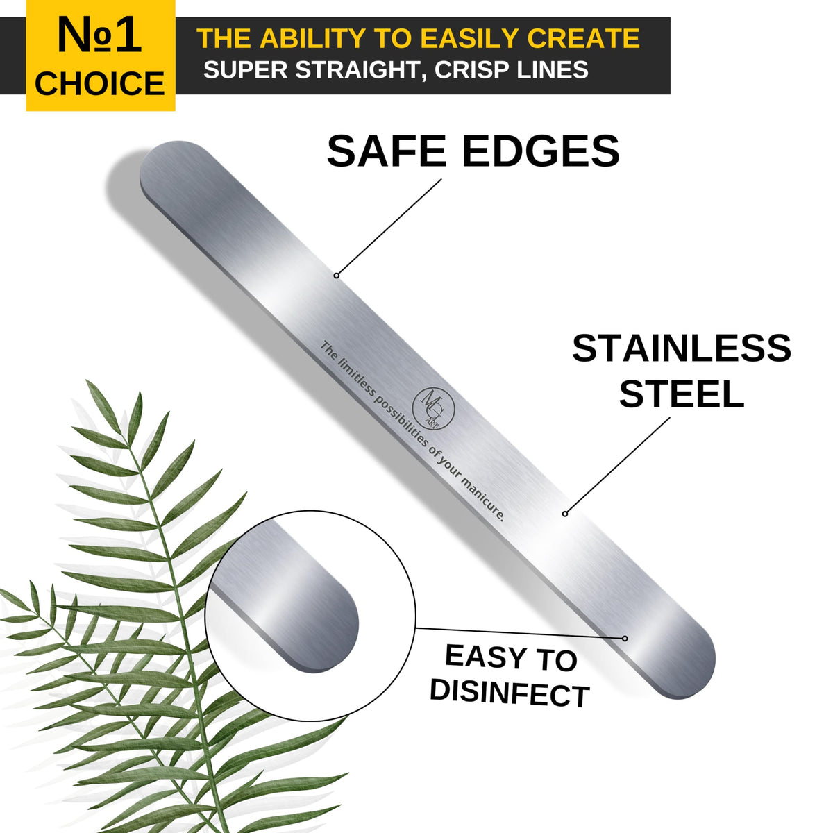 MGart 100 Grit Peel-and-Stick Nail Files with Reusable Metal Base, 50 Pieces
