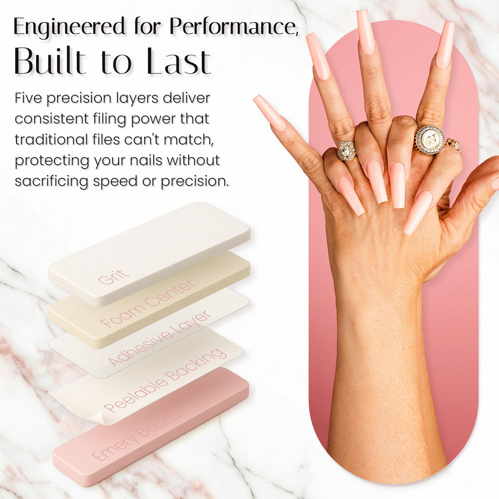 Tammy Taylor 100/180 Grit Nail Files for Manicure and Pedicure Care