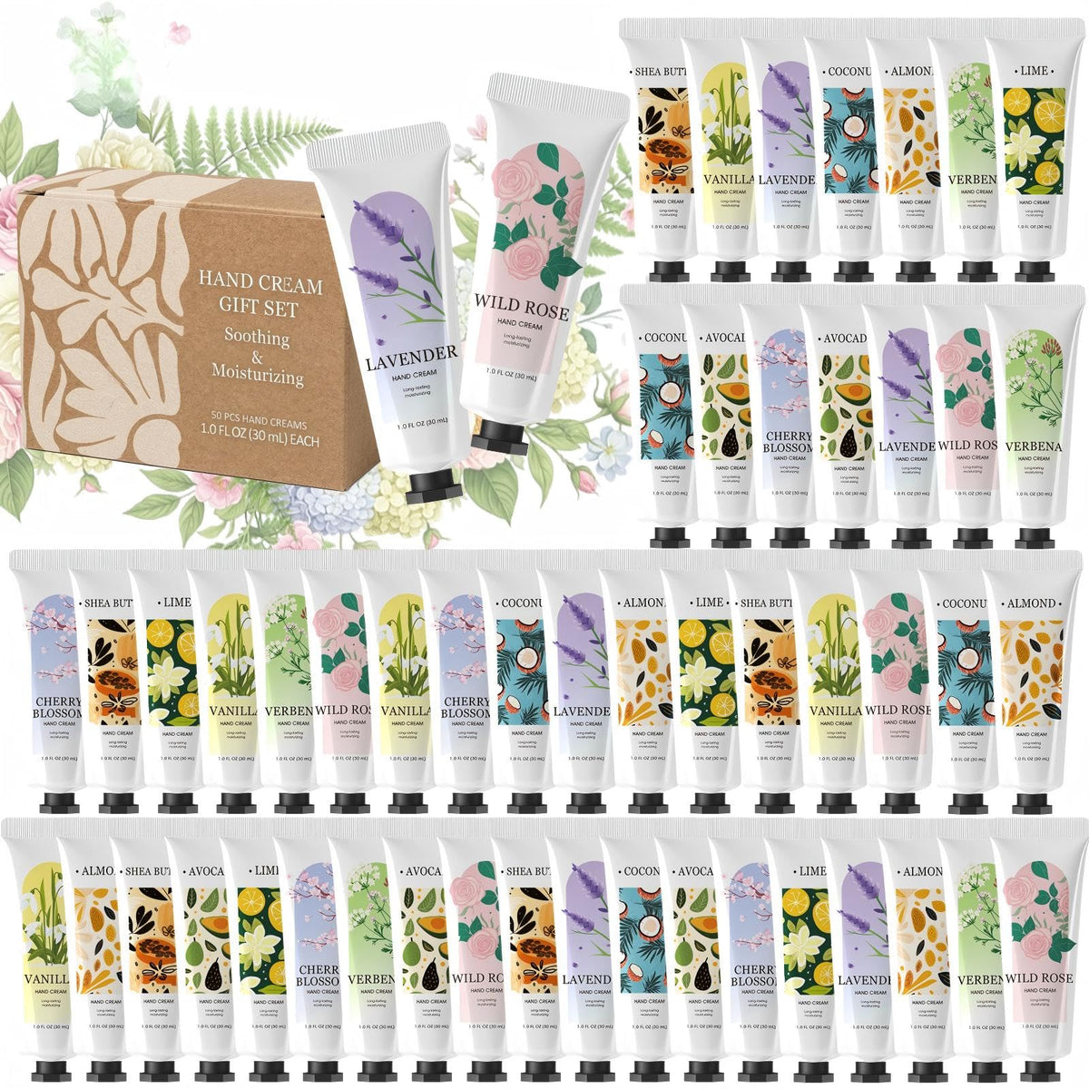 spa luxetique 1 Fl Oz Mini Hand Cream for Dry Hands